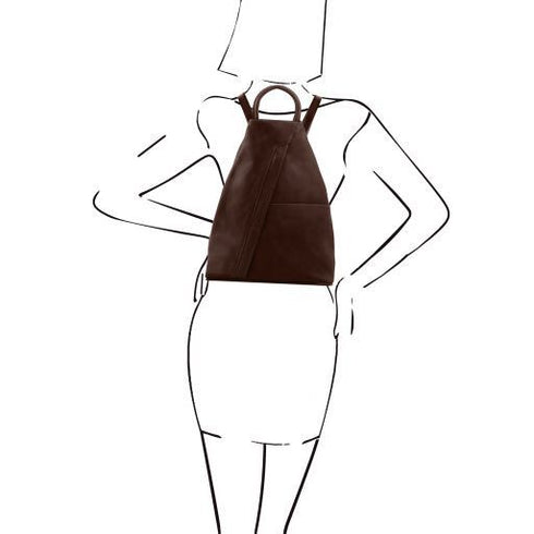 Shanghai - Soft leather backpack